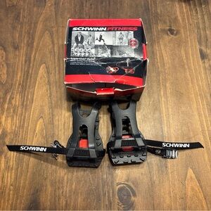 Schwinn Triple Link Toe Cage Locks Works w/ Peloton *Pedals Not Included*